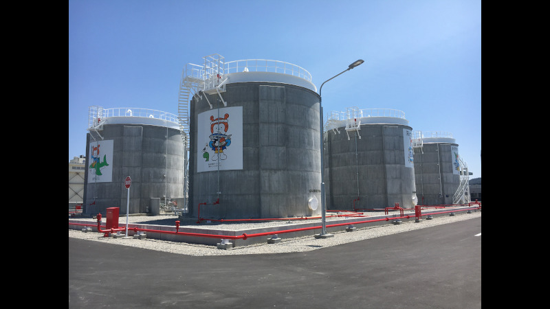 津波対応型燃料タンク