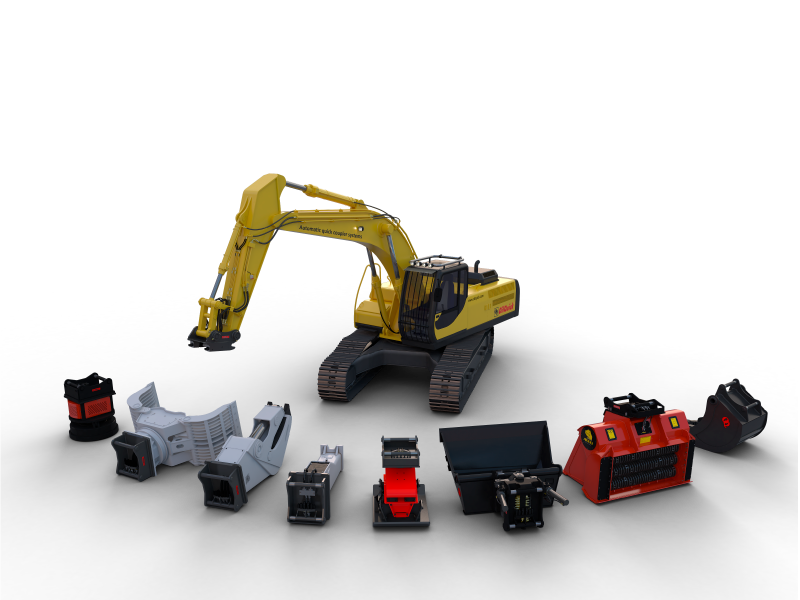 OilQuick  automatic quick coupler systems