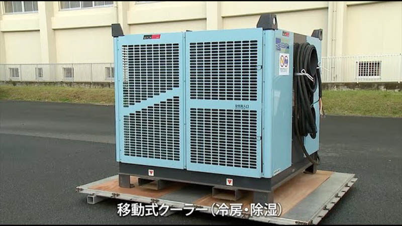 【トピック】移動式クーラー輸送（航空自衛隊入間基地）【建機レンタル アクティオ】