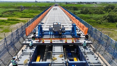 床版架設状況（A1～P5）※令和8年6月～7月
